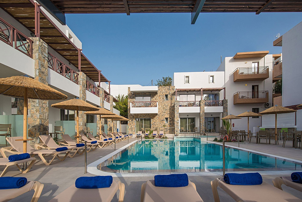 Hotel Apartments South Coast auf Kreta im Ort Makri Gialos